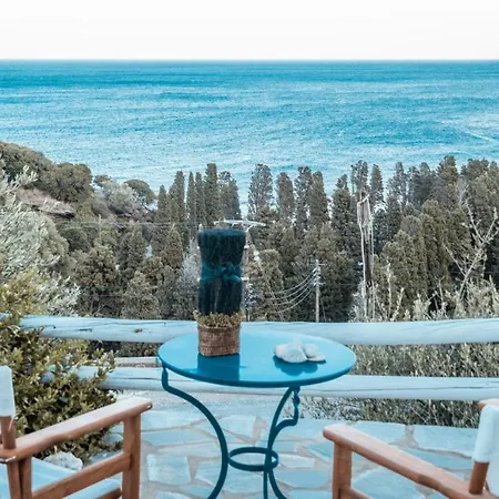 아파트 Panoramic Sea View 2-br Flat, 200m To Gialia Beach *